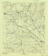 Eastland 1894 topographic map thumbnail
