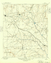 Eastland 1894 topographic map thumbnail