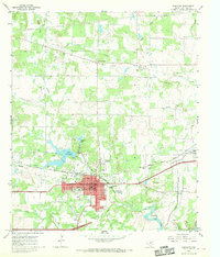 Eastland 1966 topographic map thumbnail