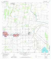 Edcouch 1957 topographic map thumbnail