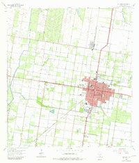Edinburg 1963 topographic map thumbnail