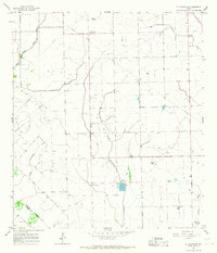 El Campo SE 1965 topographic map thumbnail