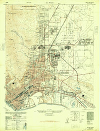 El Paso 1948 topographic map thumbnail
