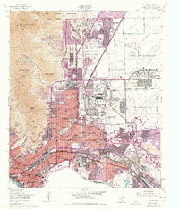 El Paso 1955 topographic map thumbnail
