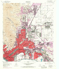 El Paso 1955 topographic map thumbnail