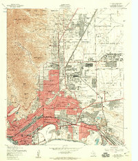 El Paso 1955 topographic map thumbnail
