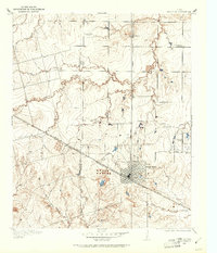 Electra 1916 topographic map preview
