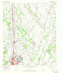 Elm Mott 1957 topographic map thumbnail