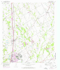Elm Mott 1957 topographic map thumbnail