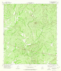 Elm Mountain 1974 topographic map thumbnail