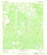Enchanted Rock 1967 topographic map thumbnail