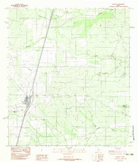 Encinal 1982 topographic map thumbnail