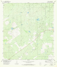 Escobas 1980 topographic map preview