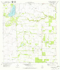Escondido Lake 1979 topographic map thumbnail