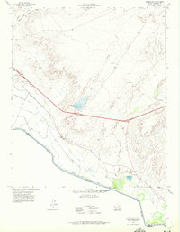 Esperanza 1972 topographic map preview