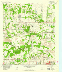 Euless 1959 topographic map thumbnail