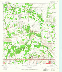 Euless 1959 topographic map preview