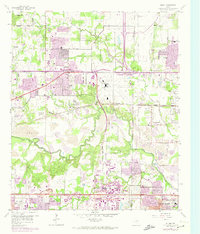 Euless 1959 topographic map preview