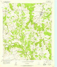 Evant 1954 topographic map preview