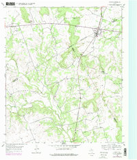 Evant 1954 topographic map thumbnail