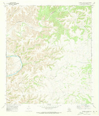 Everett Canyon 1970 topographic map thumbnail