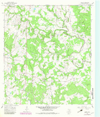 Ezzell 1964 topographic map preview