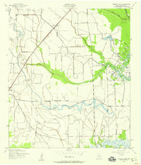 Fannett East 1943 topographic map thumbnail