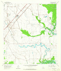 Fannett East 1962 topographic map thumbnail