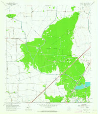 Fannett West 1962 topographic map thumbnail