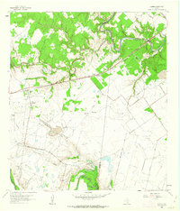 Fannin 1962 topographic map thumbnail