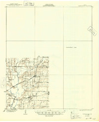 Farmersville 1930 topographic map thumbnail