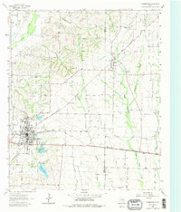 Farmersville 1962 topographic map thumbnail