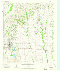 Farmersville 1962 topographic map thumbnail