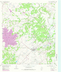 Fayetteville 1958 topographic map thumbnail