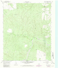 Fields Canyon 1966 topographic map thumbnail
