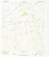 Five Wells Ranch SW 1971 topographic map thumbnail