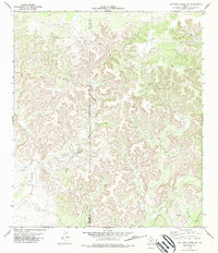 Flat Rock Creek NW 1978 topographic map thumbnail