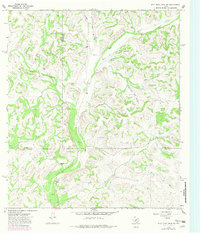 Flat Rock Draw SW 1967 topographic map preview
