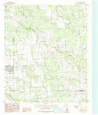 Flattop 1984 topographic map preview