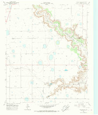 Floydada SE 1965 topographic map thumbnail