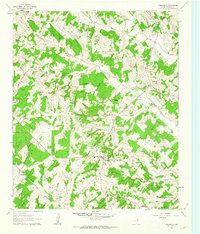 Forestburg 1961 topographic map preview