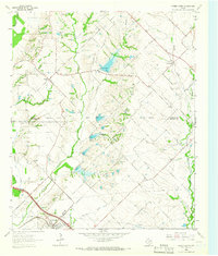 Forney North 1963 topographic map preview