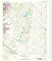 Forney North 1963 topographic map thumbnail