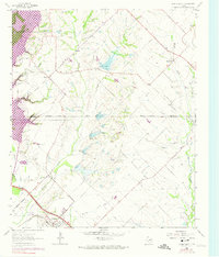 Forney North 1963 topographic map thumbnail