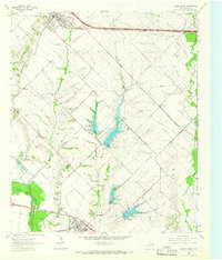 Forney South 1963 topographic map thumbnail
