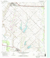Forney South 1963 topographic map thumbnail