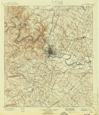 Austin 1910 topographic map thumbnail