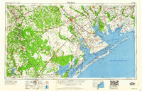 Beeville 1960 topographic map thumbnail