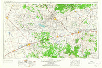 Big Spring 1954 topographic map thumbnail