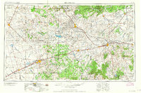 Big Spring 1954 topographic map thumbnail